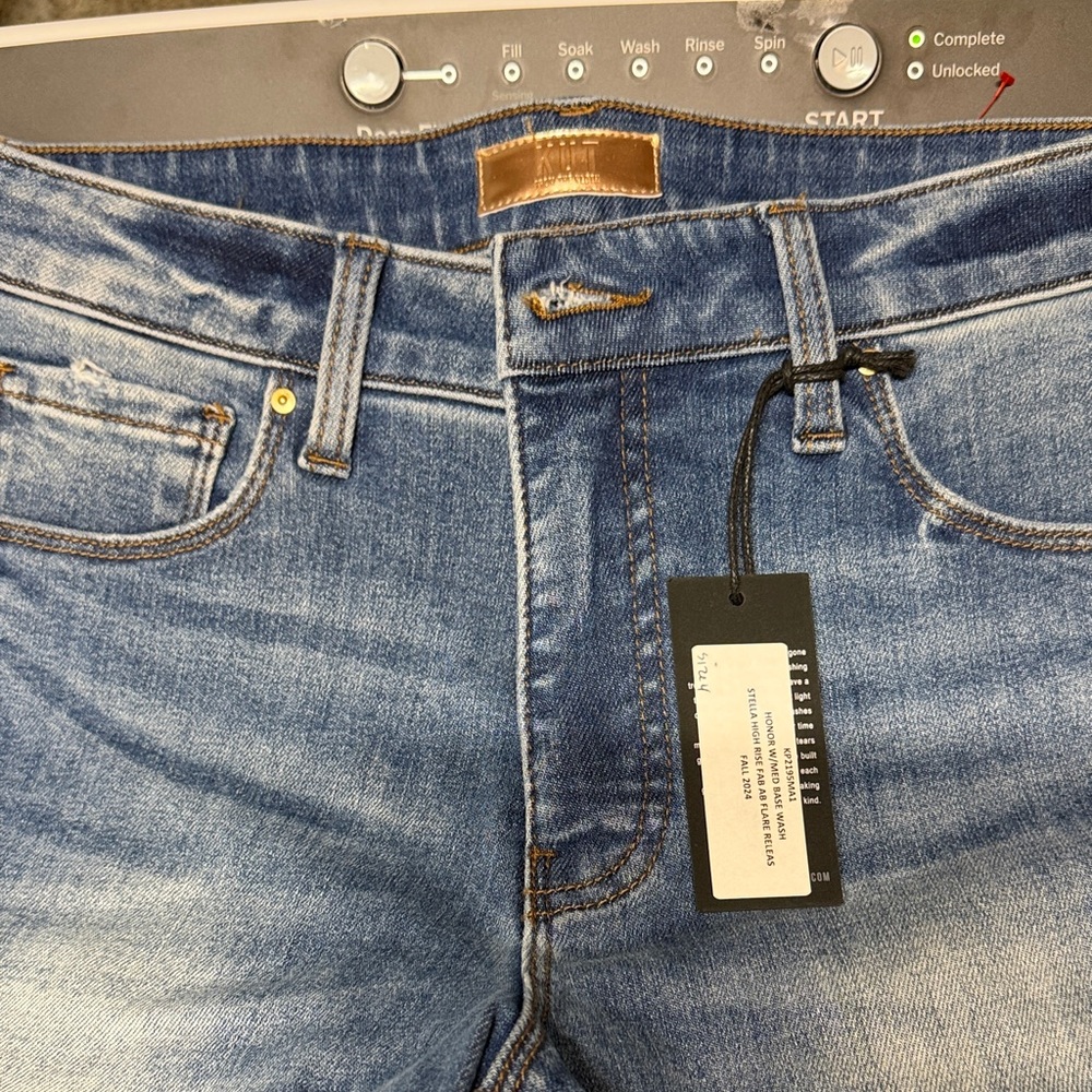 Kut from the Kloth High Rise Blue Jeans - Picture 2 of 6